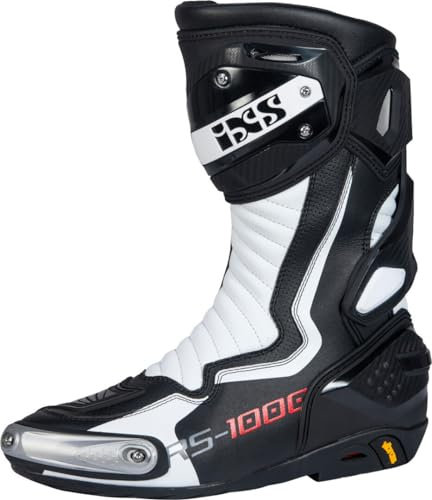IXS RS-1000 Stivali Moto, nero/bianco, 44