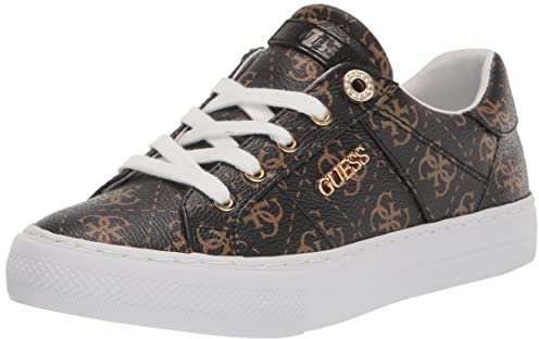 GUESS Loven, Scarpe da Ginnastica Donna, Marrone Multi 908, 42 EU