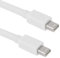 High-Tech Place Cable Mini DP DisplayPort mâle vers mâle pour Apple iMac Pro, Longueur: 2m (Blanc)