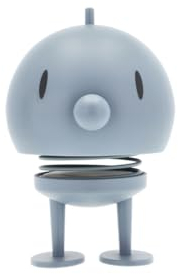 Hoptimist Soft Bumble Wackelfigur & Glücksbringer, Skandinavische Deko Figuren für Wohnzimmer, Schreibtisch, Büro, Bürodeko & Lustige Kleine Geschenke, 10 x 10 x 15 cm, Large, Sky