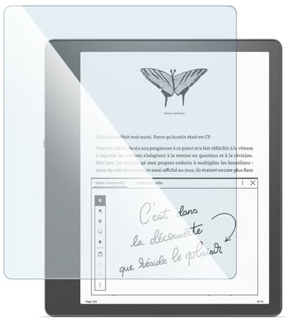 KARYLAX - Protection d'écran en Verre Flexible, Dureté 9H, Anti-Rayures, Film Protecteur Compatible pour Liseuse Kindle Scribe 10,2 Pouces