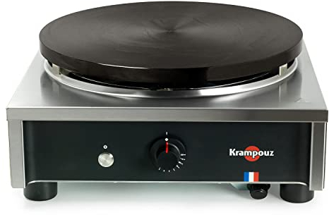 Crêpière gaz gamme standard manuell 30mbar angulaire 40cm