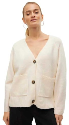 VERO MODA VMBOOM LS V-Neck Button Cardigan GA NOOS