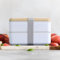 Bakpoco Bento-Box für Erwachsene, 1400 ml, mit stapelbaren Fächern und Utensilien-Set, niedliche japanische Lunchbox, auslaufsicher, mikrowellen-/spülmaschinenfest, 1,3 l (weiß)