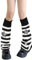 XEPST Scaldamuscoli da Donna in Gothic, Kawaii Legwarmer Inverno Stivali Larghi Calza Ragazza Stile Preppy Scaldamuscoli Donna, Nero