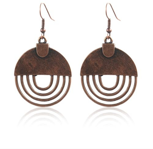 Goiern Bohemische Ohrringe - Boho Hänger aus Messing - Ethnischer Schmuck im Bohemischen Stil