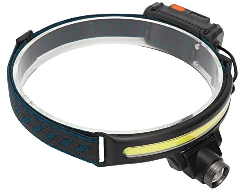 Nimomo Stirnlampe COB LED Stirnlampe 5 Lichtmodi 120° Einstellbar Wasserdicht Wiederaufladbar Scheinwerfer mit Sensor