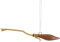 Hallmark Nimbus 2000 Premium Metal Ornament, Harry Potter Broomstick, Harry Potter Tree Decoration, Hanging Ornament, Gifts for Christmas