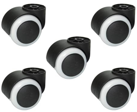 Set Da 5 Pezzi Di Ruote For Sedie Girevoli Senza Stelo, Ruote Universali For Sedie Da Ufficio, Ruote Universali For Sedie Da Gioco For Computer