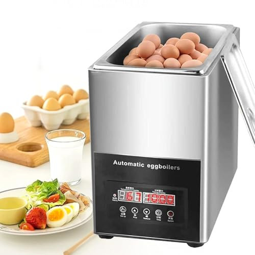 YLANMEI Egg Cooker 800w 50 Eggs Thermostat And Timer To Obtain Hard Or Soft-Boiled Or Poached Or Soft-Boiled Eggs With Dedicated Function To Prepare Various Cooking