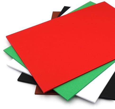 Rothmill A4 Coloured Card Stock - 220gsm Weight - 280 Micron - Bold Pack with 5 Colours - 50 Sheets