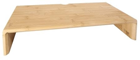 Sigel SA208 Monitorständer aus Bambus, Monitorerhöhung 50 x 8 x 19,5 cm