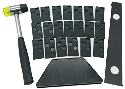 Hemobllo 23St Bodeneinbausatz Laminate flooring tools Laminate flooring installation tools Laminate floor installation kit Verlegewerkzeug für Holzböden Bodeninstallationswerkzeug