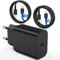 QZIIW Chargeur Rapide Type C, 45W Samsung Chargeur Rapide et 1M+2M 60W câble de Charge Rapide, USB C câble pour Samsung Galaxy S25 Ultra/S25/S25+/S24+/S24 Ultra/S24/S24+/S23 Ultra/S22 Ultra/S21/S20