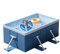 Dopsyesn Piscine Portable, Piscine Non Inflatable - Pool de Gamin Coque Dur Pliant pour Les - Jouet à Eau d'été Portable pour Les, Les Adultes et Les Animaux