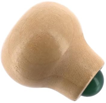 Tendance - Roll On Massage pour Visage Bois/Jade - Naturel - Salle de Bain - Gamme Bien Etre