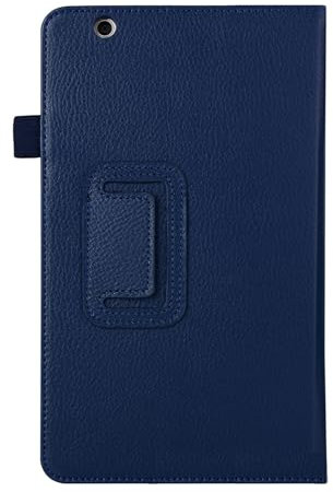 Custer - Funda para Huawei Mediapad M3 8.4, funda rígida de piel sintética ultrafina para Huawei Mediapad M3 8.4 (azul)