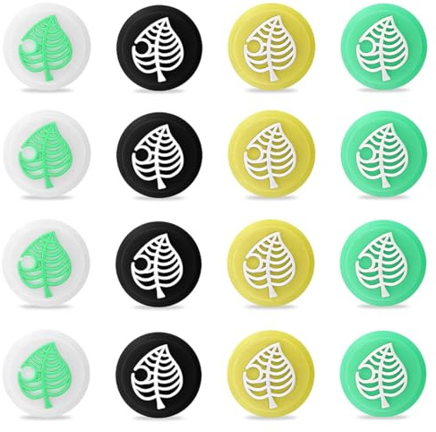 JEYORZY 16 Piezas Tapas Gomas Joysticks para PS5/PS4/PS3, Fundas de Silicona para Palancas de Mando, Fundas para Mando, Accesorios para Mando PS5, Protección Cómoda y Duradera, Joystick Sticks