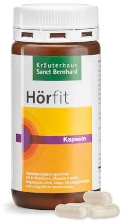 Sanct Bernhard Hörfit-Kapseln mit Zink, Folsäure, Selen, Vitamin B12 120 Kapseln