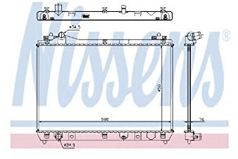 Nissens 64200 Radiator, engine cooling