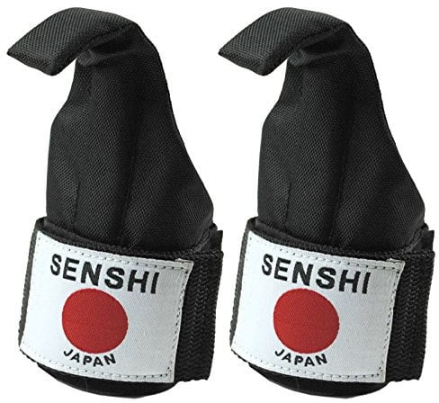 Senshi Japan Neoprene Weight Lifting Hook Straps, Extra Strong Velcro Strap, Versatile Performance, Maximum Convenience, Enhance Your Performance, Adjustable | One Size Fits All