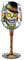 Sugar Skulls Wine Glass