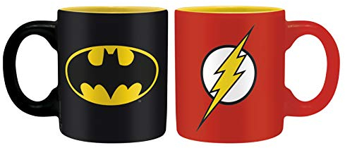 ABYSTYLE - DC COMICS - Set 2 mini-mugs - 110 ml - Batman & Flash