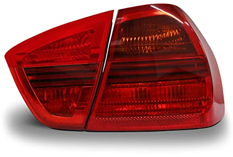 Finest Folia Rückleuchtenfolie Rückleuchten Folien Set (Red, E90 Limousine C013)