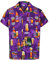 REDSTAR Chemise Hawaienne Homme - Déguisement hawaïen Humoristiques Chemise Homme Manches Courtes avec Boutons - Accessoires d'enterrement de Vie de garçon ou Chemises de Vacances pour Hommes