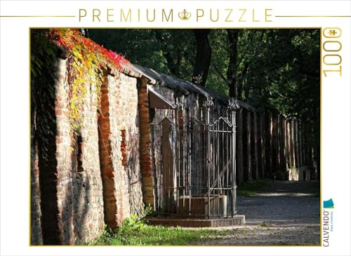 CALVENDO Puzzle Hexenbrunnen an der Stadtmauer in Augsburg, Deutschland | 1000 Teile Lege-Größe 64 x 48 cm Foto-Puzzle für glückliche Stunden