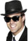 R.H.Smith & Sons Sonnenbrille Blues Brothers Brille schwarz Karnevalsbrille