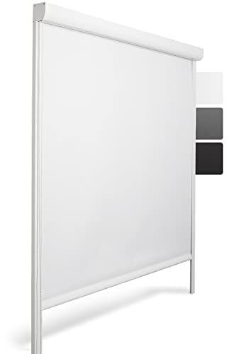 Sol Royal Store Cassette K24 Store occultant Isolant - 60x175cm - Blanc - avec Cadre Complet - Montage sans perçage