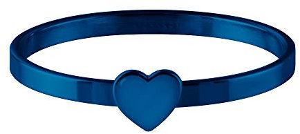 Quiges Edelstahl Stapelring Kombinationsring Bandring Füllring Herz 2mm Höhe Ringgröße 20mm (63)