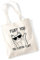 Fluff You, You Fluffing Fluff lustige süße Katze Slogan Illustration Tragetasche, natur, Einheitsgröße