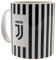 JUVENTUS Offizielle Keramiktasse mit Wappen, schwarz-weiß gestreift, schwarz/weiß, 1 Count (Pack of 1)