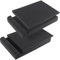 JBER 2 Pack Acoustic Isolation Pads, Studio Monitor Speaker Isolation Foam Pads, High Density Acoustic Foam, Size 7.5x11x1.6/19 x 28 x 4cm, Improve Sound and Prevent Vibration
