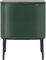 Brabantia Bo Touch Bin, 11 + 23 Litres, avec Seaux Intérieurs en Plastique - Pine Green