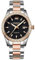 Reginald Automatikuhr Mode Frauen Analog Uhr Edelstahlband Wasserdicht Frauen Automatische Mechanische Uhr, Rosa / Schwarz, Sport und Freizeit
