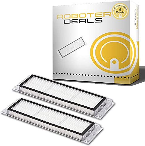 Lot de 2 filtres à poussière fine pour robot aspirateur Dreame D9.