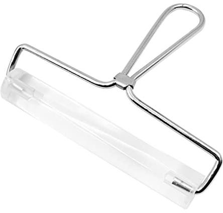 VOANZO Rodillo acrílico Transparente de Pintura de Diamantes Accesorio de Pintura de Diamante rodillopara Manualidades para Regalo de Arte de Cristal para Amantes del Arte de Diamantes, 15 cm