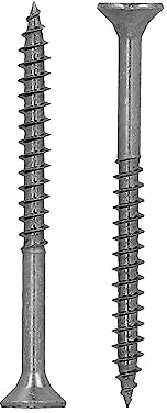HELPMATE - Vis universelles tête fraisée 5x60 acier inoxydable A2-100 vis à bois avec entraînement PZ 2 et filetage partiel - Vis pour panneaux de particules pour l'intérieur et l'extérieur
