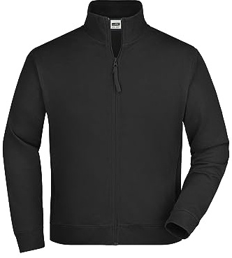 James & Nicholson Sweatjacke French Terry - Hochwertige Sweatjacke für Damen und Herren
