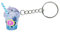 Gereiny LLLucky Mignon Bubble Tea Porte-clés Charms KawaiiCar Sac À Dos Porte-clés Sac Pendentif Couple Cadeau Mini Tasse Pendentifs avec Anneaux Porte-clés