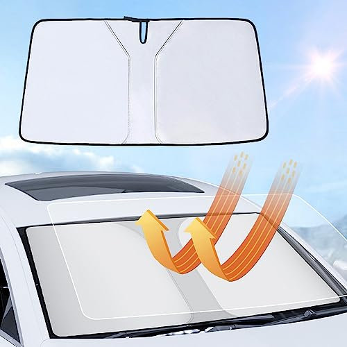 SUHNGE Parasol del Parabrisas Delantero del Coche para for B.M.W i3 2022, Protector Solar Cubierta de Parabrisas Plegable Sombrilla Resistir a Los Rayos UV