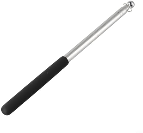 Manga de viento extensible y portátil apuntando con mástil de para bandera telescópico, 1 6 m