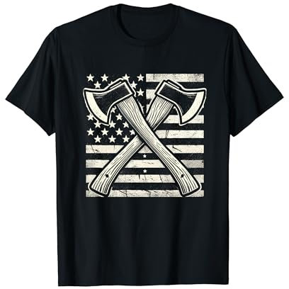 Axe Throwing American Flag Apparel American Hatchet T-Shirt