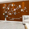 Purekay Wandtattoo Baum 3D DIY Foto Wandsticker Pflanzen Wandaufkleber Groß Kleben Aufkleber Wandbilder für Schlafzimmer Wohnzimmer Kinderzimmer Sofa Hintergrund Wanddeko (Linker Spiegel, M)
