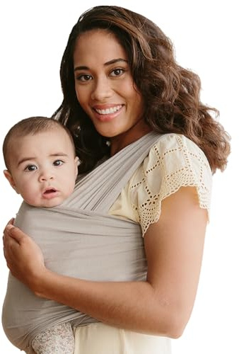 Solly Baby Wrap Babytrage - Leichte Babytrage Wrap, Babytragen - Babyprodukte für Neugeborene, Babyausrüstung, Babytragen für Damen und Herren - Dinkel