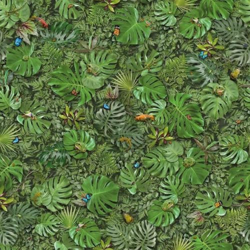 Green Modern Designer Effect Anti-Slip Vinyl Flooring For Kitchen, Bathroom, Dining Room & Living Room, 2.5mm Thick Vinyl Sheet, 7 Years Warranty-1m(3'3) X 2m(6'6)-2m²