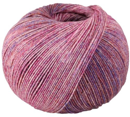 LANA GROSSA Meilenweit 100 Merino extrafine Shades | Hochwertiges Sockengarn, waschmaschinenfest | Handstrickgarn aus 75% Schurwolle & 25% Polyamid | 100g Wolle, Stricken & Häkeln | 420m Garn FB7224